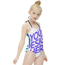 Lade das Bild in den Galerie-Viewer, Multi-Image-Design Kinder Mädchen Badeanzug Bikini NT017 mit Foto Design Motiv Text selbst gestalten und bedrucken
