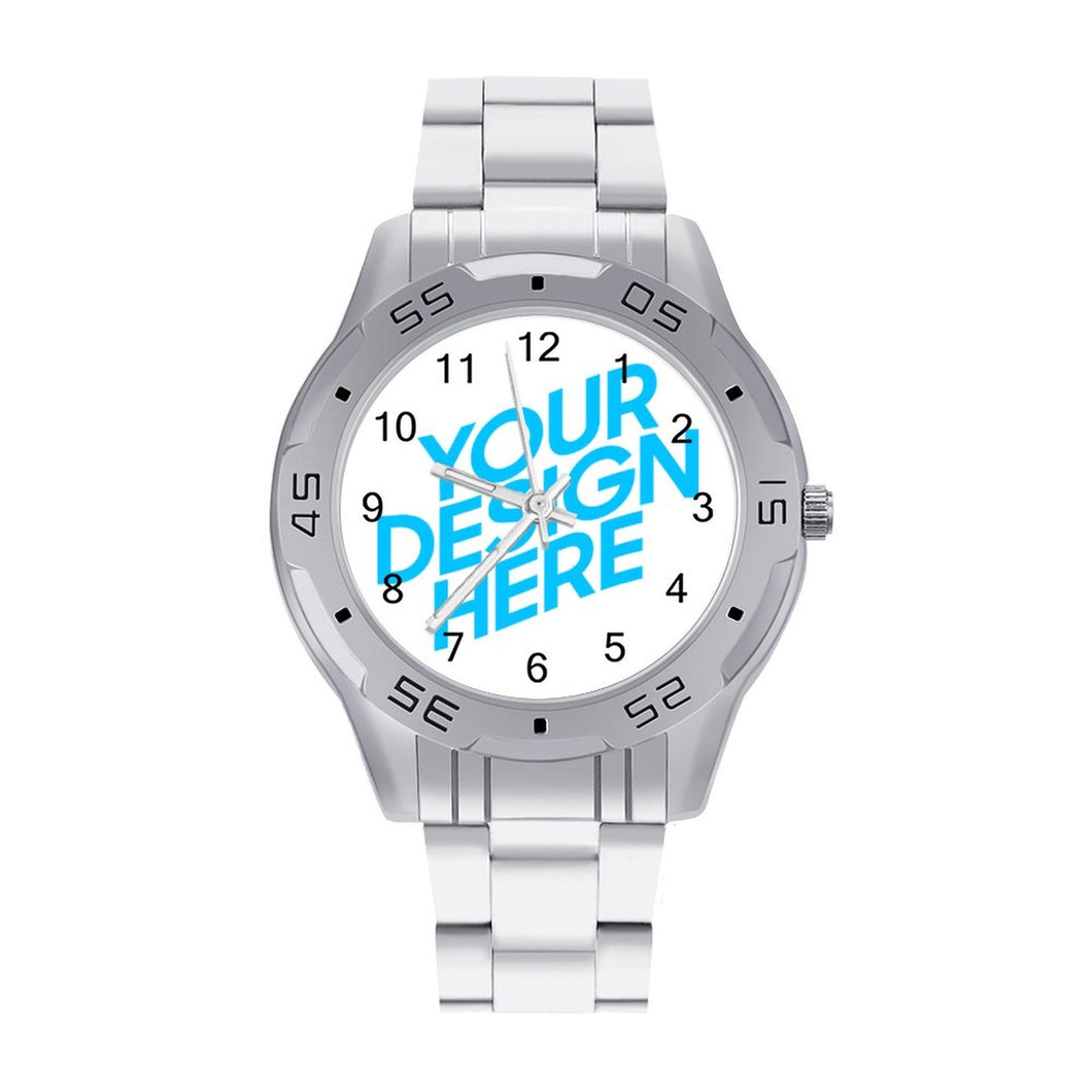 Business Stahlband Uhr Armbanduhr selbst gestalten und bedrucken