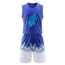 Lade das Bild in den Galerie-Viewer, Herren/Männer Jersey Basketballtrikot inklusive Hose und Shirt selbst gestalten und bedrucken
