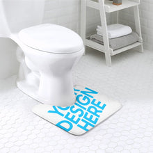 Lade das Bild in den Galerie-Viewer, U-förmige Bodenmatte Toilette Badezimmer WC Teppich rutschfeste Matte Toilettendeckel mit Fotos Muster Text Logo selbst gestalten und bedrucken
