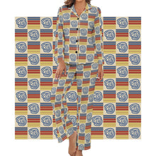 Lade das Bild in den Galerie-Viewer, Multi-Image-Druck Damen / Frauen DTZ Pyjama im Hemdblusenlook (1 tlg., 1 Stück) Schlafanzug Nachthemd durchgeknöpft mit Fotos Muster Text Logo selbst gestalten und bedrucken
