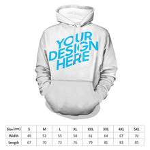 Lade das Bild in den Galerie-Viewer, Unisex Voll bedruckter Kapuzenpullover Damen/Frauen Herren/Männer selbst gestalten und bedrucken

