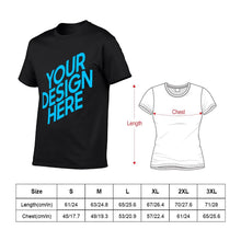 Lade das Bild in den Galerie-Viewer, Frontdruck Gildan Kurzarm TSHIRT T-Shirt 100% Baumwolle - Damen / Frauen - selbst gestalten und bedrucken mit Fotos Bildern oder Text
