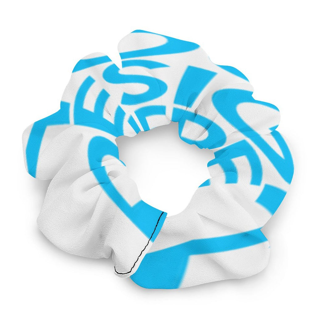 Scrunchies Zopfhalter Haargummis Haarbänder für Damen Frauen Mädchen mit Foto Text selbst gestalten und bedrucken