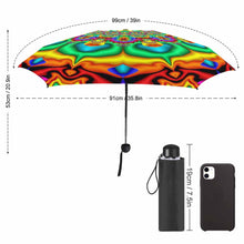 Lade das Bild in den Galerie-Viewer, 5-Falt Regenschirm Außendruck / Innenvinyl mit All-Over-Druck selbst gestalten und bedrucken
