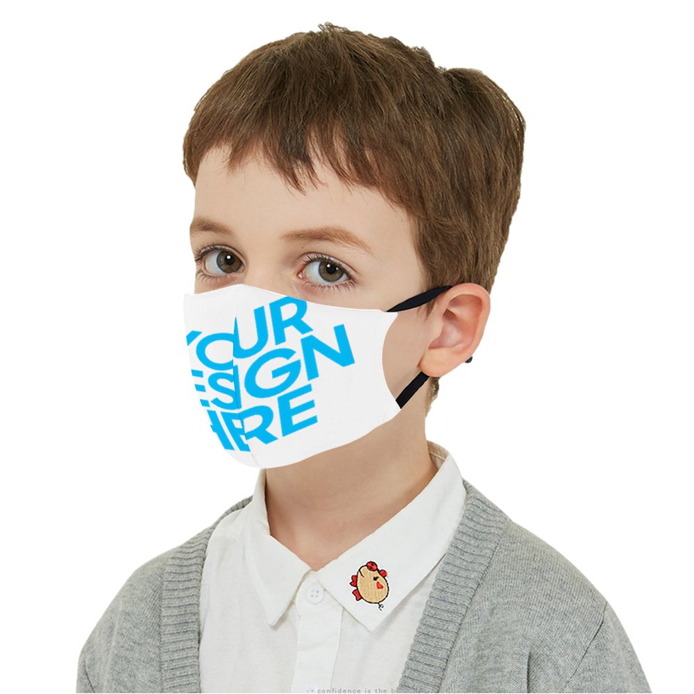 Dreidimensionale atmungsaktive Kindermaske Gesichtsmaske KZ10 selbst gestalten