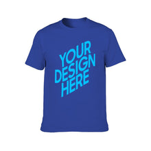 Lade das Bild in den Galerie-Viewer, Kurzarm T-Shirt 100% Baumwolle mit Rundausschnitt - Herren / Männer - selbst gestalten und bedrucken mit Ihren Fotos/Bildern oder Text
