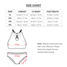 Lade das Bild in den Galerie-Viewer, Große Größen Multi-Image-Druck Damen / Frauen Push-Up Bustier Bikinis Set BK2040 mit Fotos Muster Text Logo selbst gestalten und bedrucken
