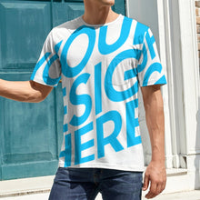 Lade das Bild in den Galerie-Viewer, Einzelbilddruck Kurzarm T-Shirt TSHIRT mit Brusttasche NTREV2 für Herren mit Fotos Muster Text Logo selbst gestalten und bedrucken
