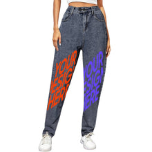 Lade das Bild in den Galerie-Viewer, Multi-Image-Druck Damen / Frauen Haremshose Harlan Jeans Original Boyfriend-Cut 9037 mit Fotos Muster Text Logo selbst gestalten und bedrucken

