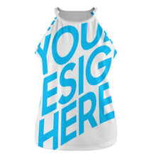 Lade das Bild in den Galerie-Viewer, Einzelbilddruck Sommer Tank Top Rund Ausschnitt YK für Damen &amp; Frauen mit Foto Muster Text Logo selbst gestalten und bedrucken
