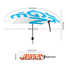 Lade das Bild in den Galerie-Viewer, Faltbarer Regenschirm 3-Falt Automatikschirm / Manual Taschenschirm mit Fotos Muster Text Logo selbst gestalten und bedrucken
