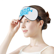 Lade das Bild in den Galerie-Viewer, Schlafmaske Augenmaske Schwarz selbst gestalten und bedrucken
