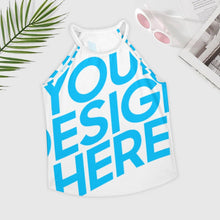 Lade das Bild in den Galerie-Viewer, Einzelbilddruck Sommer Tank Top Rund Ausschnitt YK für Damen &amp; Frauen mit Foto Muster Text Logo selbst gestalten und bedrucken

