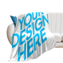 Lade das Bild in den Galerie-Viewer, Kuscheldecke Wohndecke mit Antistatikfunktion als Sofaüberwurf Sofadecke Bettüberwurf Couchdecke mit Foto selbst gestalten und bedrucken (Horizontale Version)
