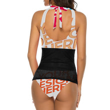 Lade das Bild in den Galerie-Viewer, Bademode Badeanzug Bustier Bikini Set FT5132 Damen mit Foto selbst gestalten und bedrucken
