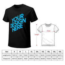 Lade das Bild in den Galerie-Viewer, Vorderseite-Druck Frontprint T-Shirt Kurzarm T-Shirt Print-Shirt Herren / Männer - selbst gestalten und bedrucken
