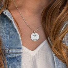 Lade das Bild in den Galerie-Viewer, Paar Halskette für Freund und Freundin in Sterling Silber aus 18K vergoldetem / 18K Rosévergoldetem 925er Silber / Kupfer X0017 mit Namen Gravur selbst gestalten
