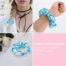 Lade das Bild in den Galerie-Viewer, Scrunchies Zopfhalter Haargummis Haarbänder für Damen Frauen Mädchen mit Foto Text selbst gestalten und bedrucken
