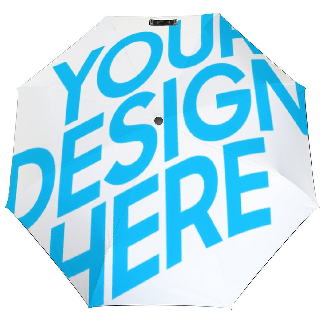 3-Falt Manueller Regenschirm Taschenschirm ZYS02-8K mit 3 Segmenten Innenvinyl / Außendruck mit Fotos Logos selbst gestalten und bedrucken