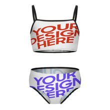 Lade das Bild in den Galerie-Viewer, Multi-Image-Design Kinder Mädchen Bademode Bikini Bade-Set NT009 mit Foto Design Motiv Text selbst gestalten und bedrucken
