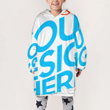 Lade das Bild in den Galerie-Viewer, Einzelbilddruck Weihnachten Kapuzensweatshirt Jugend Sweatshirt Kapuzenpullover B412 Blanket Hoodie Jungen mit Fotos Muster Text Logo selbst gestalten und bedrucken
