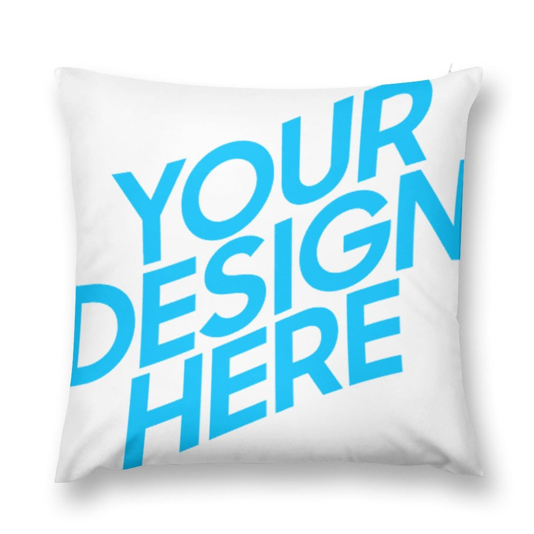 Kuschelkissen Plüsch Kissenbezug Kissenhülle doppelseitiges Design Druck mit Fotos Muster Text Logo selbst gestalten und bedrucken