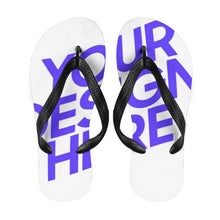 Lade das Bild in den Galerie-Viewer, Unisex Damen Herren Flip Flops 2023 New mit Foto Design Motiv Text selbst gestalten und bedrucken
