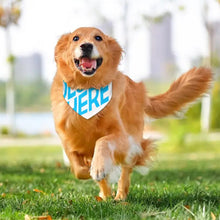 Lade das Bild in den Galerie-Viewer, Haustier Haustierhalsband Schal Tier-Halstuch Hunde Dreieck Bandanas mit Fotos Muster Text Logo selbst gestalten und bedrucken
