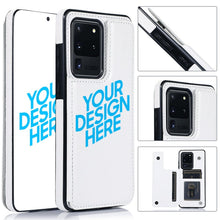 Lade das Bild in den Galerie-Viewer, TPU Leder Flip Handyhülle Samsung S20 Ultra mit Foto selbst gestalten und bedrucken
