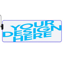 Lade das Bild in den Galerie-Viewer, Leuchtende Schreibtischunterlage Tischmatte Mauspad mit Fotos Muster Text Logo selbst gestalten und bedrucken
