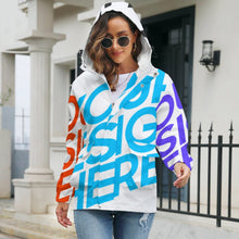 Lade das Bild in den Galerie-Viewer, Multi-Image-Druck Digitalerdruck Damen / Frauen Kurzjacke Frühling Sommer A537 mit Fotos Muster Text Logo selbst gestalten und bedrucken
