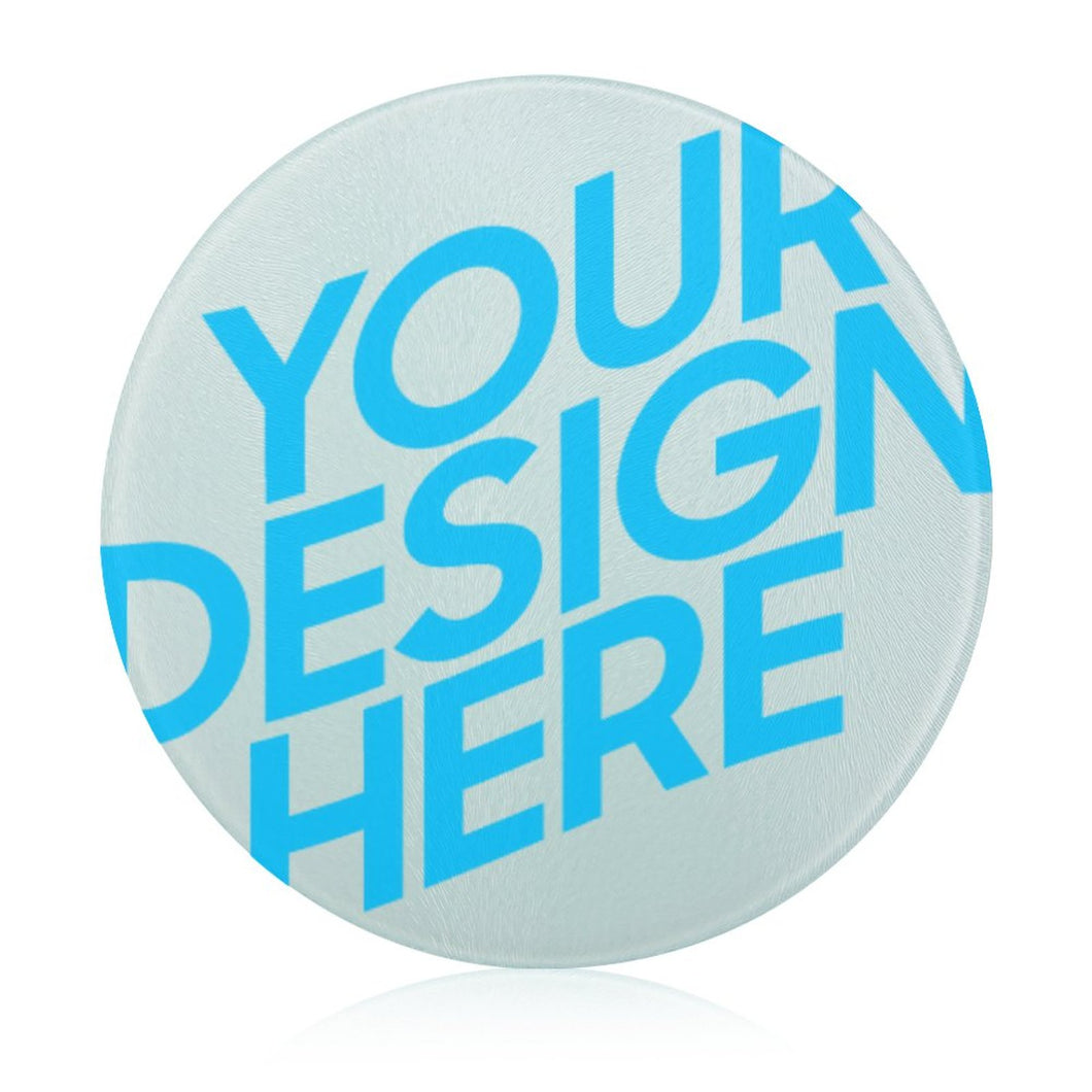 Schneidebrett Glas personalisiert mit Fotos Muster Text Logo selbst gestalten und bedrucken