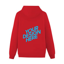 Lade das Bild in den Galerie-Viewer, Taschenloser Premium Kapuzenpullover für Frauen selbst gestalten und bedrucken
