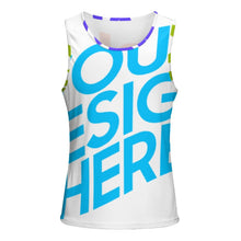 Lade das Bild in den Galerie-Viewer, Cooles Multi-Image-Druck Männer / Herren Tank Top Fashion Streetstyle Muskelshirt Muscle Shirt mit Fotos Muster Text Logo selbst gestalten und bedrucken
