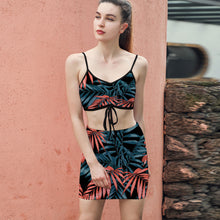 Lade das Bild in den Galerie-Viewer, 2-tgl. Set Jumpsuit Strandkleid Anzüge Y05 für Damen Frauen mit Foto Text selbst gestalten und bedrucken
