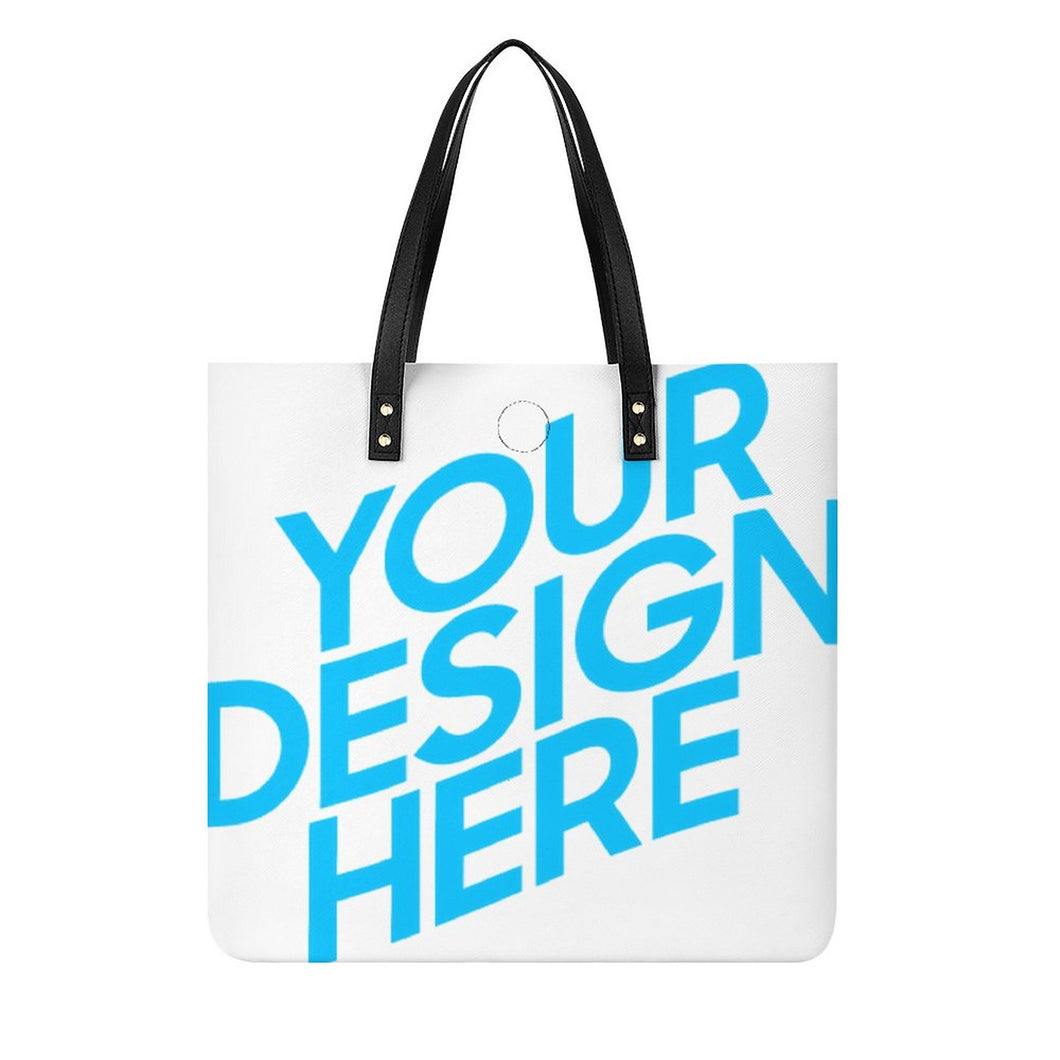 Damen Leder Handtasche Shopper mit Foto Design Motiv Text selbst gestalten und bedrucken