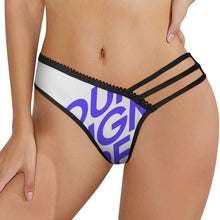 Lade das Bild in den Galerie-Viewer, Damen / Frauen sexy Dessous Slip T String SDS2005 mit aufregender Print mit Foto Design Motiv Text selbst gestalten und bedrucken
