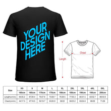 Lade das Bild in den Galerie-Viewer, Yama Gildan Premium-Baumwolle T-Shirt für Herren Männer mit Foto Text selbst gestalten und bedrucken (Auf der Rückseite gedruckt)
