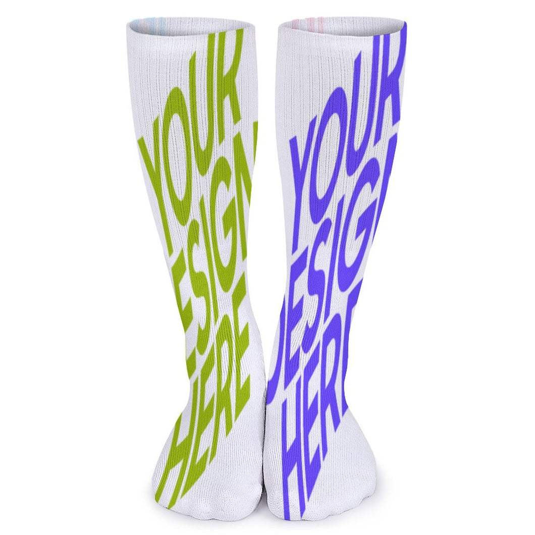 Multi-Image-Design atmungsaktive Socken lang Damen / Herren mit Ihrem Design Motiv und Foto selbst gestalten und bedrucken