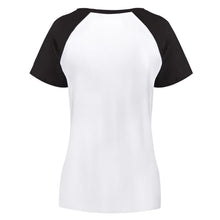 Lade das Bild in den Galerie-Viewer, Damen Ärmel Raglan T-Shirt TSHIRT mit kurzem Arm selbst gestalten und bedrucken
