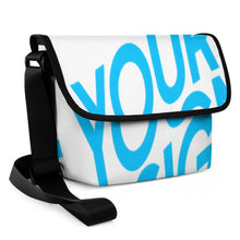 Lade das Bild in den Galerie-Viewer, Jugendtasche Schultertasche Umhängetasche XB0614004 mit Fotos Muster Text Logo selbst gestalten
