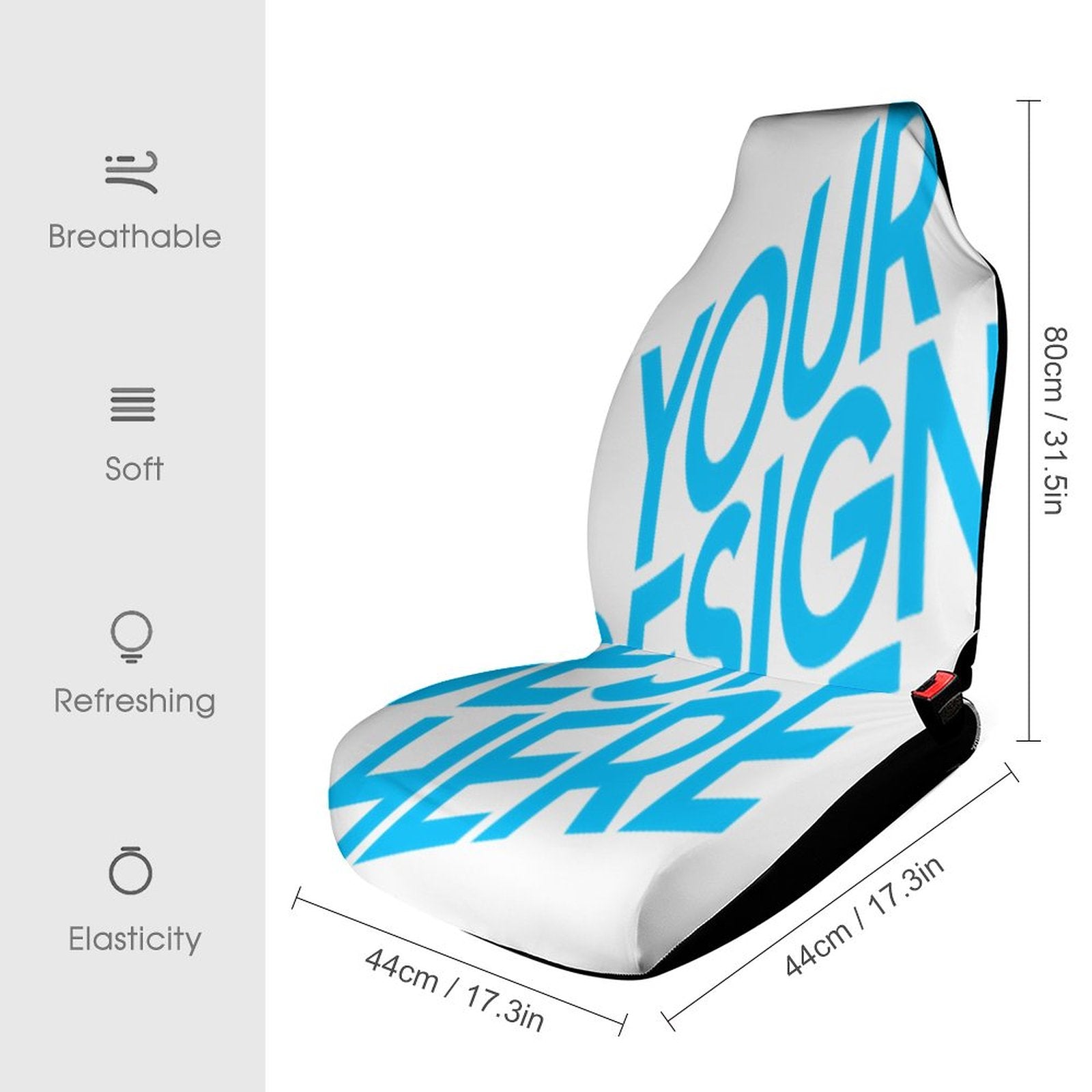 Personalisierter Autositzbezug 1-tlg. oder 2-tlg. mit Fotos Muster