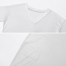 Lade das Bild in den Galerie-Viewer, Multi-Image-Druck Lockeres T-Shirt Kleid mit Taschen Frauen LQ Bis 5XL mit Fotos Muster Text Logo selbst gestalten und bedrucken
