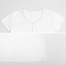 Lade das Bild in den Galerie-Viewer, Oversize Multi-Image-Druck Damen / Frauen T-Shirt Kurzarm mit V Ausschnitt VT Große Größen mit Fotos Muster Text Logo selbst gestalten und bedrucken
