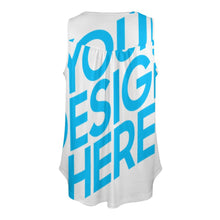 Lade das Bild in den Galerie-Viewer, Einzelbilddruck Ärmelloses T-Shirt BCT Damen mit Foto Muster Text Logo selbst gestalten und bedrucken

