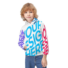 Lade das Bild in den Galerie-Viewer, Kapuzensweatshirt Sportswear Hoodiesweatshirt für Kinder mit Foto Text selbst gestalten und bedrucken
