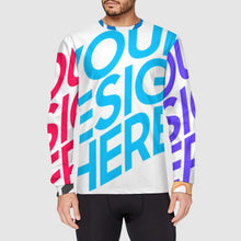 Lade das Bild in den Galerie-Viewer, Multi-Image-Druck Herren / Männer Fahrradshirt Funktionsunterhemd Funktionshirt Langarm SDS017 mit Fotos Muster Text Logo selbst gestalten und bedrucken
