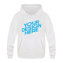 Lade das Bild in den Galerie-Viewer, Damen / Herren Paare Unisex Kapuzenpullover Hoodie / Sweatshirt mit Kapuze ( mit Taschen / Frontdruck / Pyrograph ) mit Foto selbst gestalten und bedrucken
