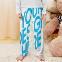 Lade das Bild in den Galerie-Viewer, Einzelbild-Design Kinder Jungen / Mädchen Pyjama Hose Schlafanzughose Schlafhose D31P mit Foto Design Motiv Text selbst gestalten und bedrucken
